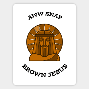 God Son Brown Jesus Inspired by Junebug T-Shirt Magnet